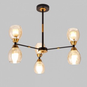 Люстра на штанге Imex MD.8252 MD.8252-6-S-BK+BR в Ханты-Мансийске - hanty-mansiysk.ok-mebel.com | фото 2