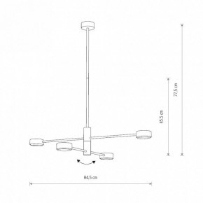 Люстра на штанге Nowodvorski Orbit 7941 в Ханты-Мансийске - hanty-mansiysk.ok-mebel.com | фото 2
