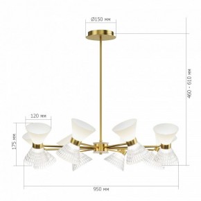 Люстра на штанге ST-Luce SPIRIT SL2004.303.16 в Ханты-Мансийске - hanty-mansiysk.ok-mebel.com | фото 3