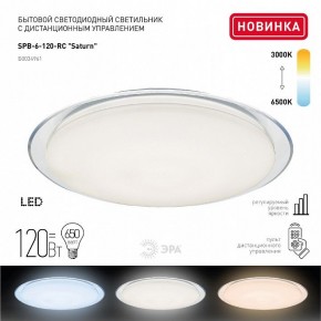 Накладной светильник Эра Классик SPB-6-120-RC Saturn (С) в Ханты-Мансийске - hanty-mansiysk.ok-mebel.com | фото 3