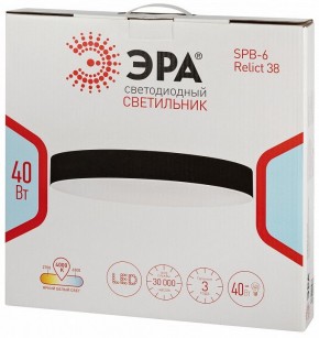 Накладной светильник Эра Relict Relict 38 SPB-6-40 4К BK в Ханты-Мансийске - hanty-mansiysk.ok-mebel.com | фото 6