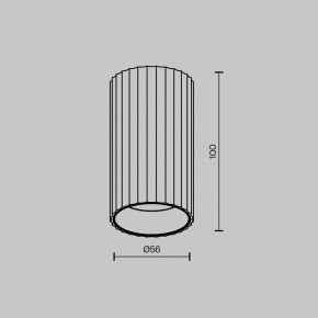 Накладной светильник Maytoni Calipso C106CL-01-GU10-B в Ханты-Мансийске - hanty-mansiysk.ok-mebel.com | фото 6