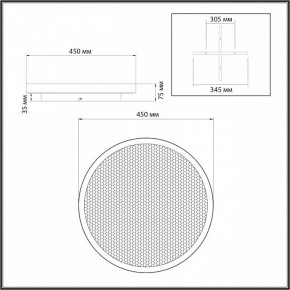 Накладной светильник Sonex Shimmers 7736/60L в Ханты-Мансийске - hanty-mansiysk.ok-mebel.com | фото 8