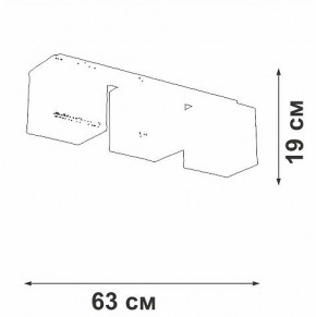 Накладной светильник Vitaluce V2879 V2879-1/3PL в Ханты-Мансийске - hanty-mansiysk.ok-mebel.com | фото 3