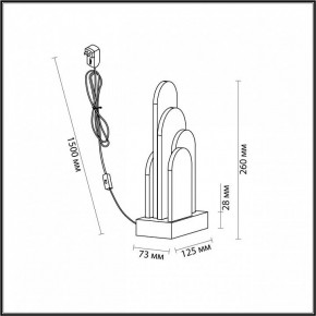Настольная лампа декоративная Odeon Light Foros 5437/12TL в Ханты-Мансийске - hanty-mansiysk.ok-mebel.com | фото 5