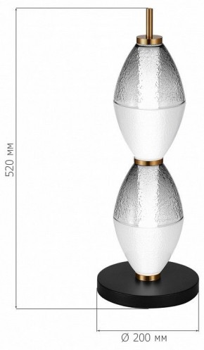 Настольная лампа декоративная ST-Luce Ice SL6130.404.12 в Ханты-Мансийске - hanty-mansiysk.ok-mebel.com | фото 3