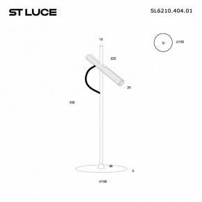 Настольная лампа декоративная ST-Luce LILT SL6210.404.01 в Ханты-Мансийске - hanty-mansiysk.ok-mebel.com | фото 2