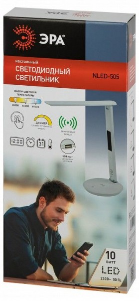 Настольная лампа офисная Эра  NLED-505-10W-W в Ханты-Мансийске - hanty-mansiysk.ok-mebel.com | фото 5