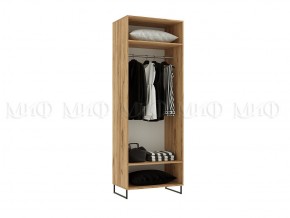 НЭНСИ LOFT Шкаф 2-х ств. 800 (Дуб крафт белый) в Ханты-Мансийске - hanty-mansiysk.ok-mebel.com | фото 2