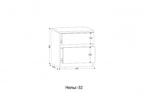 НИЛЬС - 32 Тумба в Ханты-Мансийске - hanty-mansiysk.ok-mebel.com | фото 2