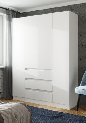 ПАРУС Шкаф 4-х ств. 1600 (белый) в Ханты-Мансийске - hanty-mansiysk.ok-mebel.com | фото