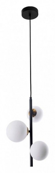 Подвесная люстра Arte Lamp Gemini A2243SP-3BK в Ханты-Мансийске - hanty-mansiysk.ok-mebel.com | фото 2
