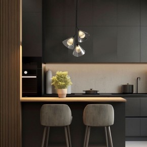 Подвесная люстра Eurosvet Enigma 70161/3 черный в Ханты-Мансийске - hanty-mansiysk.ok-mebel.com | фото 3