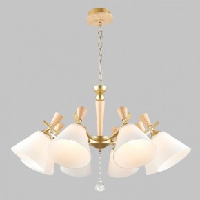 Подвесная люстра Imex MD.6132 MD.6132-8-P-GD+WOOD в Ханты-Мансийске - hanty-mansiysk.ok-mebel.com | фото 2
