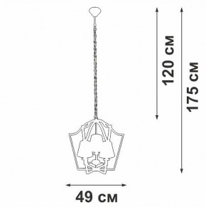 Подвесная люстра Vitaluce V4991 V4991-8/3 в Ханты-Мансийске - hanty-mansiysk.ok-mebel.com | фото 3