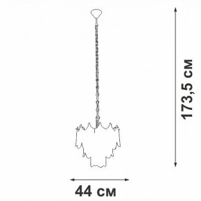 Подвесная люстра Vitaluce V58120 V58120-8/5 в Ханты-Мансийске - hanty-mansiysk.ok-mebel.com | фото 3
