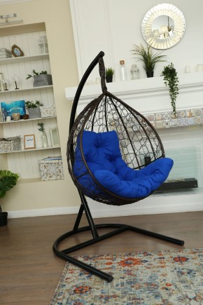 Подвесное кресло Бароло (коричневый/синий) в Ханты-Мансийске - hanty-mansiysk.ok-mebel.com | фото