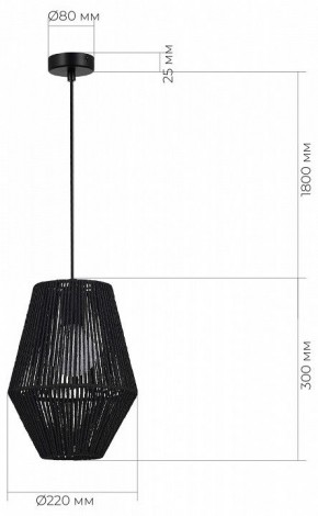 Подвесной светильник EVOLUCE ETTAN SLE6025-413-01 в Ханты-Мансийске - hanty-mansiysk.ok-mebel.com | фото 6