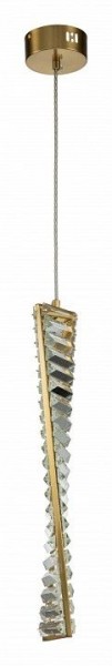 Подвесной светильник Indigo Frizzante 12015/1P Brass в Ханты-Мансийске - hanty-mansiysk.ok-mebel.com | фото 2