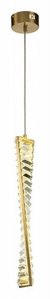 Подвесной светильник Indigo Frizzante 12015/1P Brass в Ханты-Мансийске - hanty-mansiysk.ok-mebel.com | фото 3