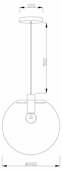 Подвесной светильник Moderli Aurora V11538-1P в Ханты-Мансийске - hanty-mansiysk.ok-mebel.com | фото 3
