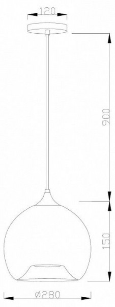 Подвесной светильник Moderli Laura V11529-1P в Ханты-Мансийске - hanty-mansiysk.ok-mebel.com | фото 6