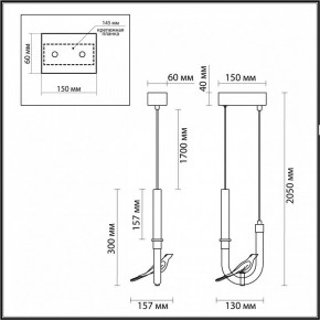 Подвесной светильник Odeon Light Lark 5431/2L в Ханты-Мансийске - hanty-mansiysk.ok-mebel.com | фото 5