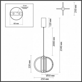 Подвесной светильник Odeon Light Toscana 5448/12L в Ханты-Мансийске - hanty-mansiysk.ok-mebel.com | фото 5
