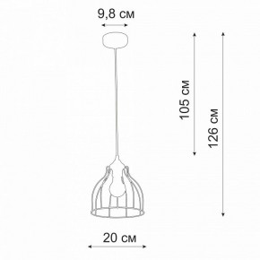 Подвесной светильник Vitaluce V3102 V3102-1/1S в Ханты-Мансийске - hanty-mansiysk.ok-mebel.com | фото 3