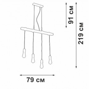 Подвесной светильник Vitaluce V47160 V47160-7/4S в Ханты-Мансийске - hanty-mansiysk.ok-mebel.com | фото 5