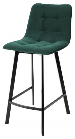 Полубарный стул CHILLI-QB SQUARE зеленый #19, велюр / черный каркас (H=66cm) М-City в Ханты-Мансийске - hanty-mansiysk.ok-mebel.com | фото 1