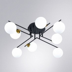 Потолочная люстра Arte Lamp Gemini A2243PL-8BK в Ханты-Мансийске - hanty-mansiysk.ok-mebel.com | фото 2