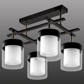 Потолочная люстра Imex MD.06593 MD.06593-4-S-BK+AB в Ханты-Мансийске - hanty-mansiysk.ok-mebel.com | фото