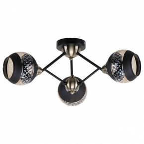 Потолочная люстра Imex MD.51851 MD.51851-3-S-BK+AB в Ханты-Мансийске - hanty-mansiysk.ok-mebel.com | фото