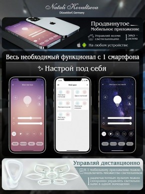 Потолочная люстра Natali Kovaltseva COBRA LED LAMPS 81121/7C в Ханты-Мансийске - hanty-mansiysk.ok-mebel.com | фото 7