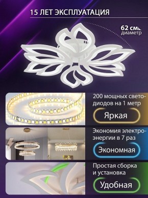Потолочная люстра Natali Kovaltseva FORTUNA LED LAMPS 81107/6C в Ханты-Мансийске - hanty-mansiysk.ok-mebel.com | фото 5