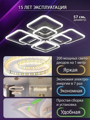 Потолочная люстра Natali Kovaltseva SPEKTR LED LAMPS 81108/5C в Ханты-Мансийске - hanty-mansiysk.ok-mebel.com | фото 5