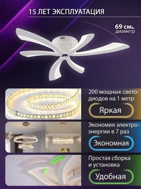 Потолочная люстра Natali Kovaltseva VIO LED LAMPS 81453 в Ханты-Мансийске - hanty-mansiysk.ok-mebel.com | фото 5