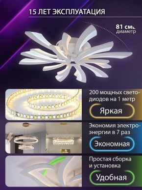 Потолочная люстра Natali Kovaltseva VIO LED LAMPS 81454 в Ханты-Мансийске - hanty-mansiysk.ok-mebel.com | фото 5