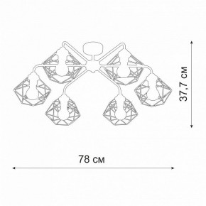 Потолочная люстра Vitaluce V42580 V42580-1/6PL в Ханты-Мансийске - hanty-mansiysk.ok-mebel.com | фото 2