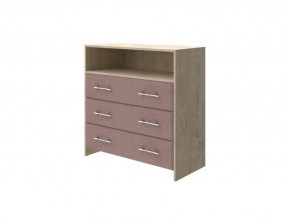 PROxSON Комод Varna (ЛДСП Бунратти+ткань Бунратти/Ultra Горячий шоколад) 90x40 в Ханты-Мансийске - hanty-mansiysk.ok-mebel.com | фото