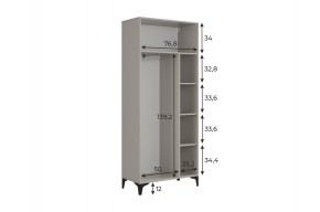 РИЧ Шкаф двухдверный в Ханты-Мансийске - hanty-mansiysk.ok-mebel.com | фото 3