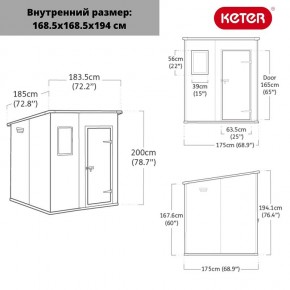 Сарай Манор Пентхаус 6x6 (MANOR PENT 6x6) в Ханты-Мансийске - hanty-mansiysk.ok-mebel.com | фото 3