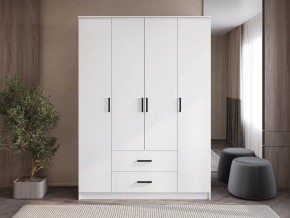 Шкаф 4-х створчатый Титан (белый) в Ханты-Мансийске - hanty-mansiysk.ok-mebel.com | фото