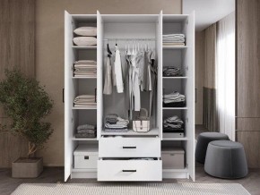 Шкаф 4-х створчатый Титан (белый) в Ханты-Мансийске - hanty-mansiysk.ok-mebel.com | фото 2