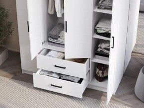 Шкаф 4-х створчатый Титан (белый) в Ханты-Мансийске - hanty-mansiysk.ok-mebel.com | фото 3