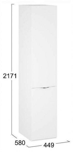 Шкаф для белья Глосс СМ-319.07.001 в Ханты-Мансийске - hanty-mansiysk.ok-mebel.com | фото 4