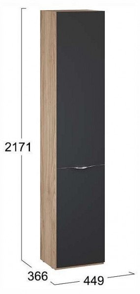 Шкаф для белья Глосс СМ-319.07.011 в Ханты-Мансийске - hanty-mansiysk.ok-mebel.com | фото 4