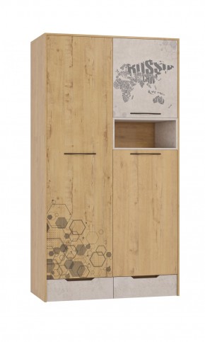 Шкаф для одежды 3 двери и 2 ящика Шк134.0 ДС Стэнфорд в Ханты-Мансийске - hanty-mansiysk.ok-mebel.com | фото