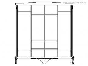 Шкаф для одежды Мокко ММ-316-01/04Б в Ханты-Мансийске - hanty-mansiysk.ok-mebel.com | фото 2